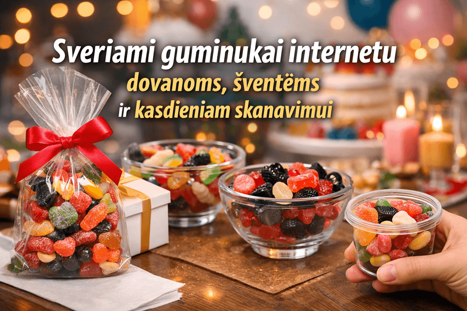 Sveriami guminukai internetu dovanoms