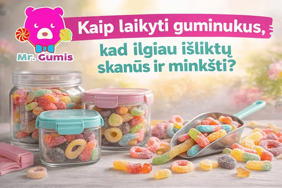 Kaip laikyti guminukus
