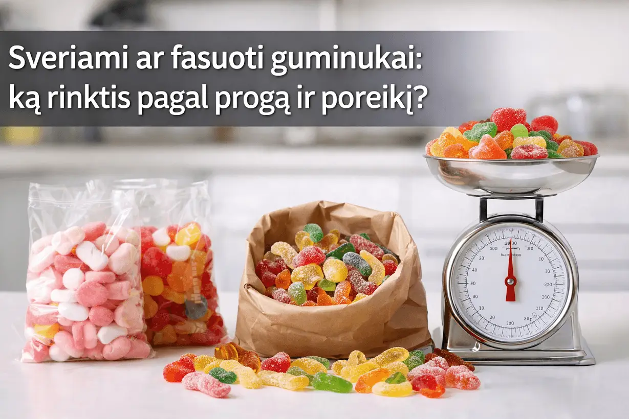 Read more about the article Sveriami ar fasuoti guminukai: ką rinktis pagal progą ir poreikį?
